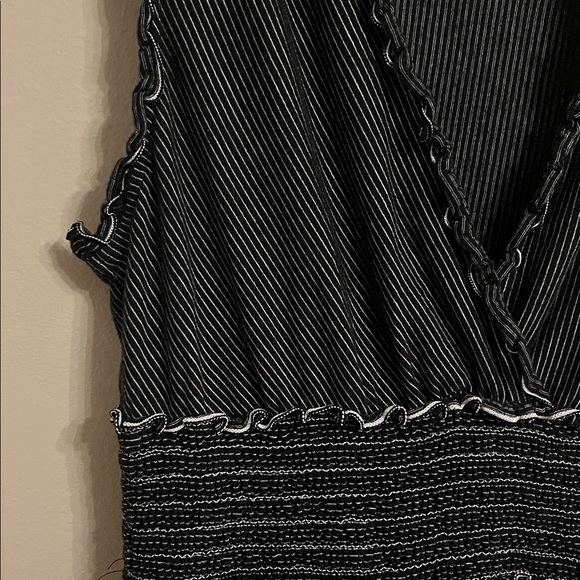 Max Studio Black Ruffled Mini Dress - Picture 2 of 6